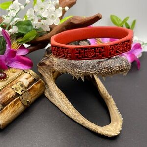 Cinnabar bangle vintage